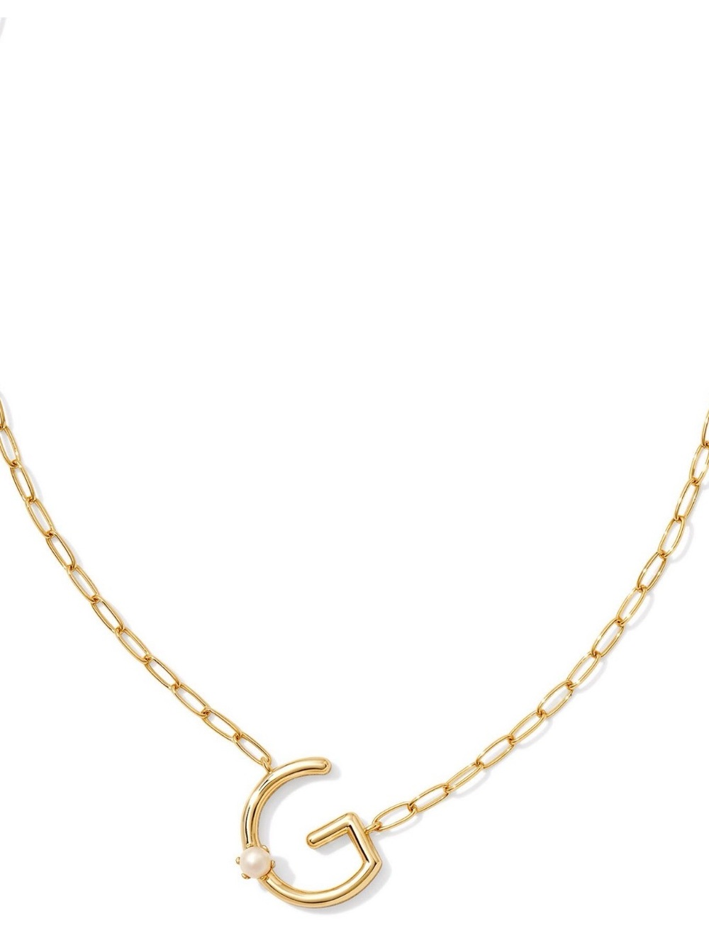Kendra Scott Gold Crescent Pendant Necklace - Picture 2 of 2